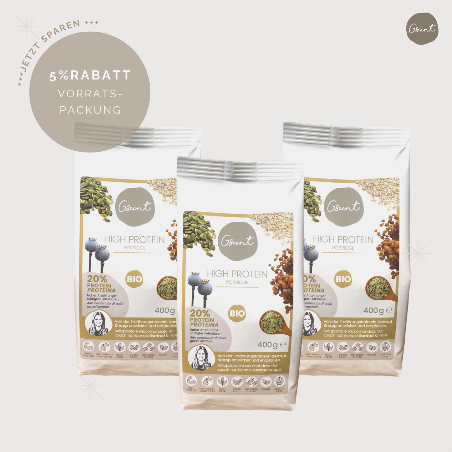 GSUNT BIO High Proteinporridge