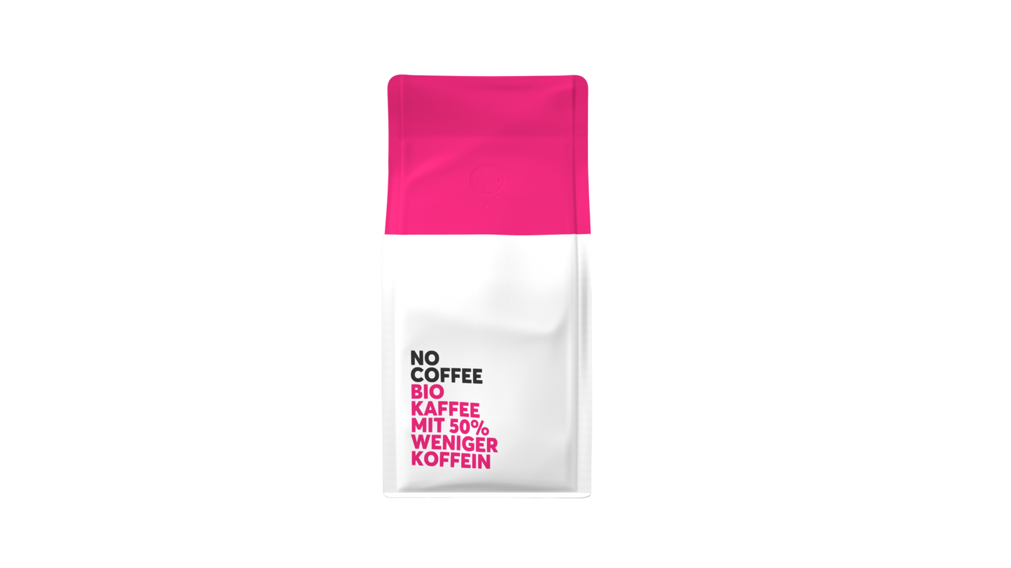 No Coffee – Premium Bio Kaffee – 50% weniger Koffein