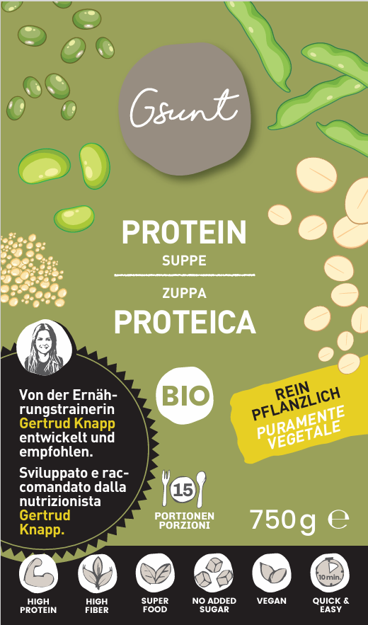 Proteinsuppe mit Erbsen BIO